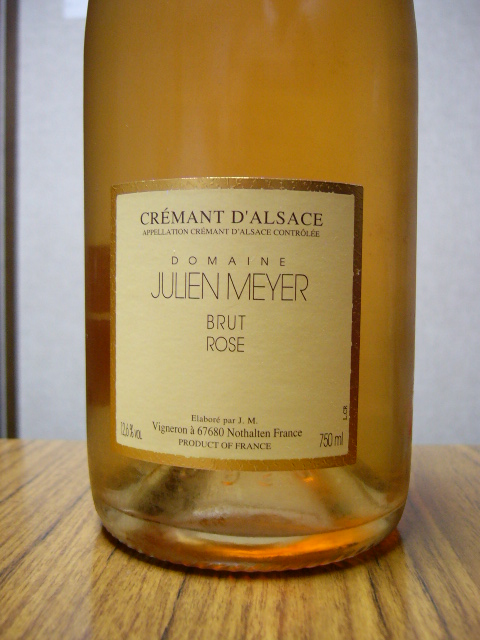 Cremant d'Alsace Brut Rose / Domaine Julien Meyer